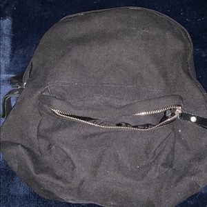 Small black backpack